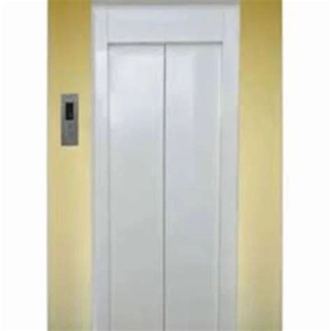 Center Opening Silver Mild Steel Passenger Elevator Door Telescopic At Rs 5500 In Jaipur