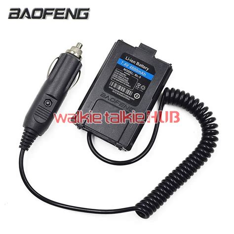 Baofeng Accessories Car Charger Battery Eliminator Adapter For Uv R Uv