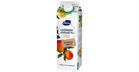 Valio Luonnonjogurtti Mango Persikka Kg Ei Lis Tty Sokeria