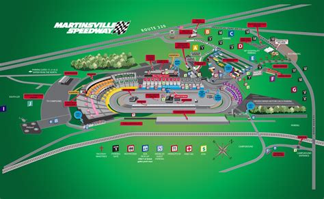 Maps and Parking - Martinsville Speedway