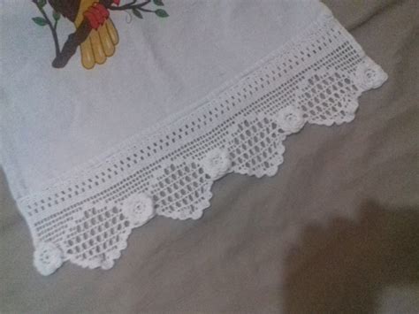 Pano De Prato Barrado Em Crochet Elo7 Produtos Especiais