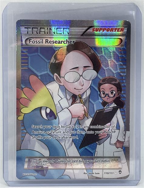 Pokémon TCG Fossil Researcher 110 111 XY Furious Fists Full Art Ultra