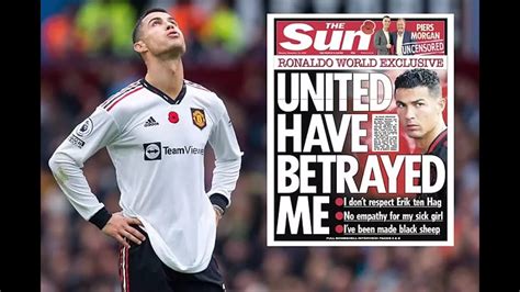 Ultimate Betrayal Ronaldo S Manchester United Departure Amidst Erik