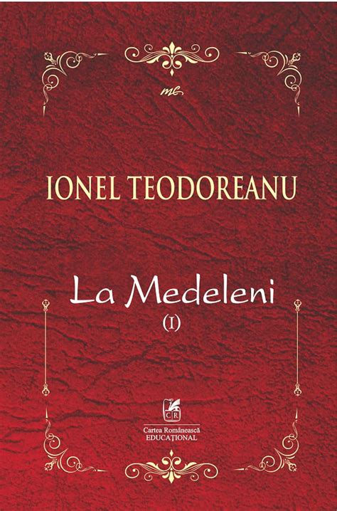 La Medeleni Vol 1 PDF Autor Ionel Teodoreanu MsBook Ro