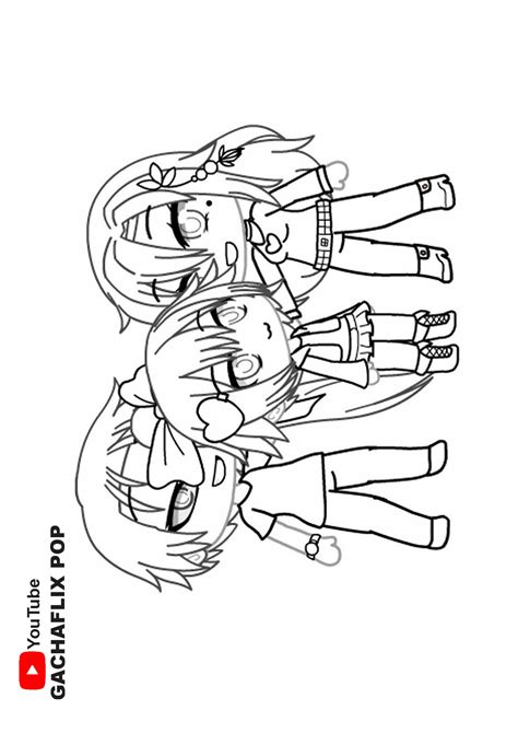 Desenhos Bonitos Gacha Life Para Colorir