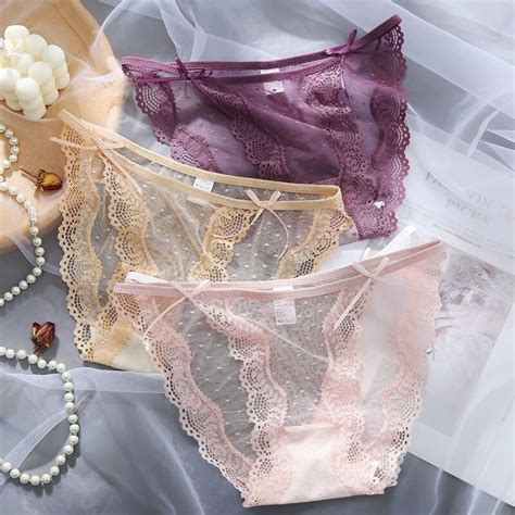 Ladies Lace Underwear Panties For Women Sexy Fashion Low Waist Hollow