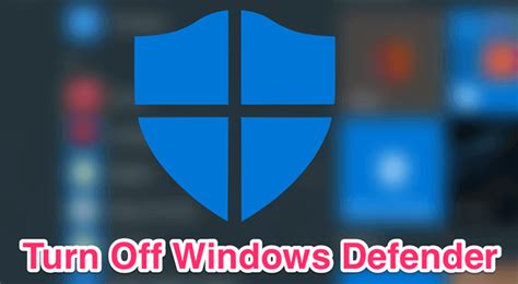 How To Turn Windows Defender Off Laptrinhx