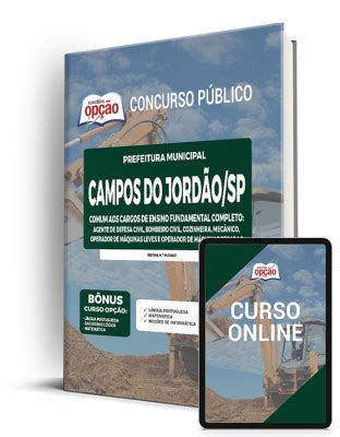 Apostila Prefeitura de Campos do Jordão SP Comum aos Cargos de