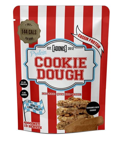 PROTEIN COOKIE DOUGH Casein Protein Caramelised Cookie 400g