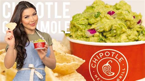 Chipotle Guacamole Recipe Youtube