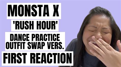 Monsta X Rush Hour Dance Practice Outfit Swap Ver Reaction