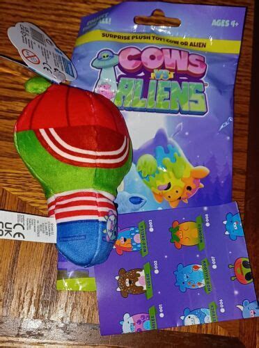 Nwt Htf Cows Vs Aliens Beans Plush By Cats Vs Pickles Tommy