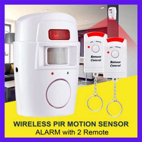 Jual Alarm Anti Maling Infrared Pir Sensor Gerak Remote Larm Pintu