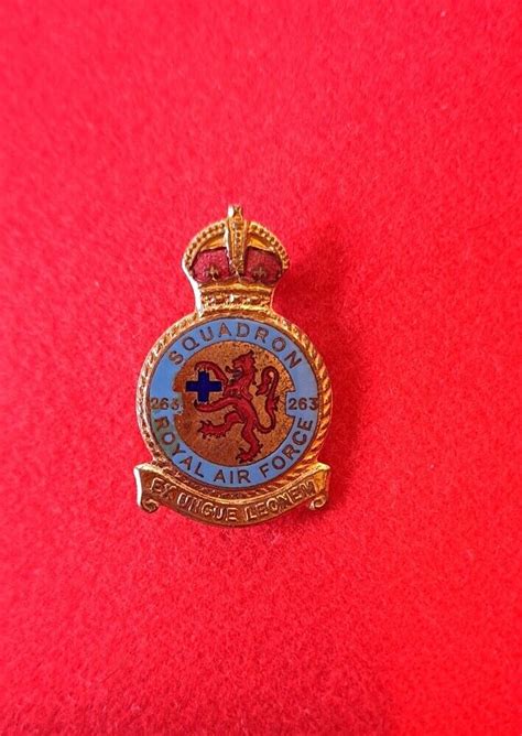 SELECTION Vintage RAF SQUADRON LAPEL BADGES By Miller Of Birmingham