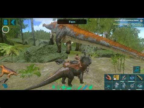 Ark Mobile Pachyrhinosaurus Abilities Youtube