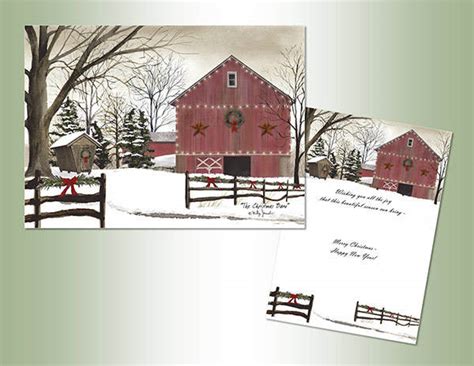 Old Red Barn Christmas Cards Item 552152 The Christmas Mouse