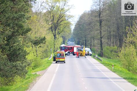 Nieporęt Zderzenie samochodu osobowego z motocyklem na DW 631 Jedna