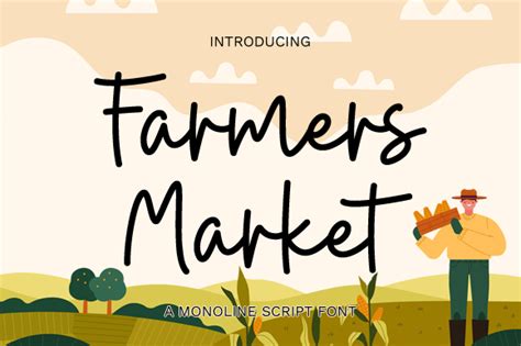 Farmers Market Font | dafont.com