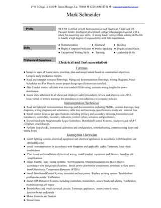 Resume Markschneider PDF