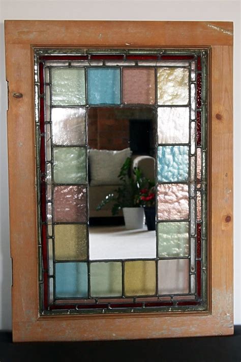 45 Best Images About Stained Glass Frames And Mirrors On Pinterest Stains Vintage Glasses