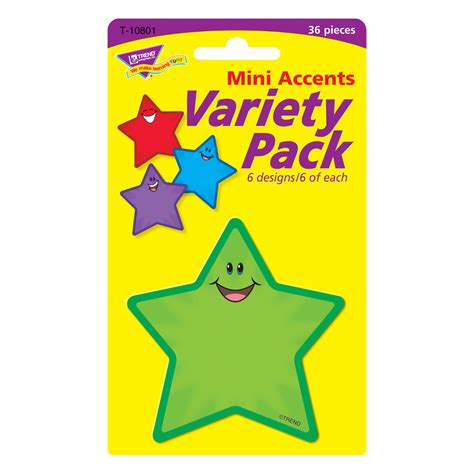 Stars Mini Accents Variety Pack 36 Ct The Teachers Lounge®