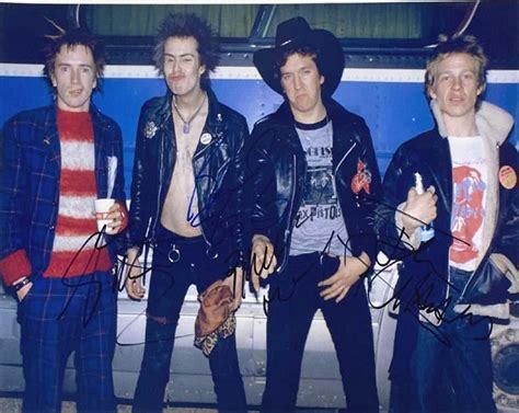 Sex Pistols Signed Picture Real Authentic Coa