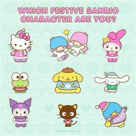 飯田さやか On Twitter Rt Sanrio Which Festive Sanrio Character Are You