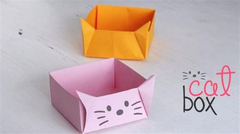 Learn how to make Origami Cat Box by Kamikey. DIY: Cat Box ( Author ...