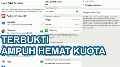 Tips Cara Menghemat Kuota Internet Di Ponsel Android Untuk Kaum Mendang