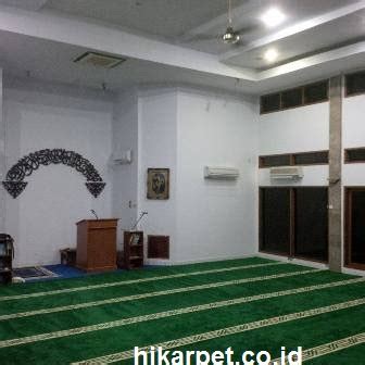 Pemasangan Karpet Masjid Al Muttaqin Bali Pabrik Karpet Custom