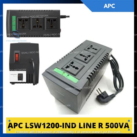 Jual STABILIZER APC LSW1200 IND LINE R 1200 VA AUTOMATIC VOLTAGE