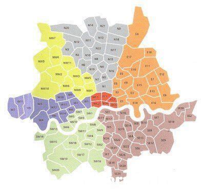 London Postcode Map From Cartina Cap View Photo MyPornSnap Xyz