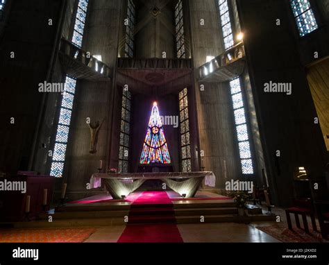 The Choir Of Notre Dame Church Its Window In Triangle Claude Idoux