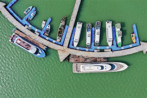 Muestra Aérea De Dushu Lake Terminal Pier Foto | Descarga Gratuita HD ... 