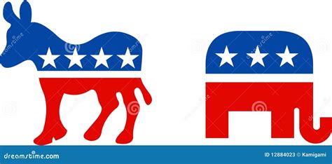 USA political symbols editorial stock photo. Illustration of blue ...