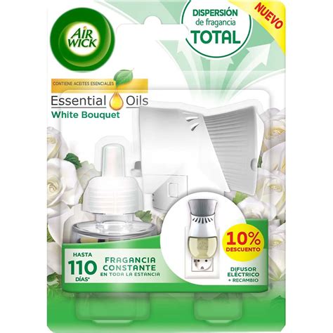 Comprar Essentials Oils ambientador eléctrico White Bouquet aparato