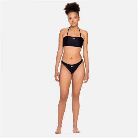 Fila Saray Bandeau Bikini Black Beauty Black FILA Official