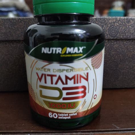 Jual Nutrimax Vitamin D3 1000 Iu Isi 60 Tablet Water Dispersible