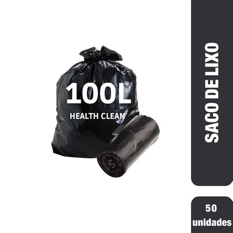 SACO P LIXO FINO HOSPITALAR 100L PCT C 50 HEALTH CLEAN