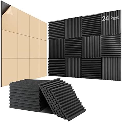 Amazon Acoustic Foam Kuchoow Soundproof Wall Panels Self Adhesive