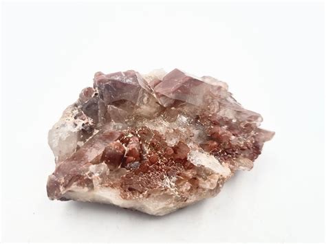 Red Hematoid Quartz Crystal Cluster 88g Hello Indigo Halo