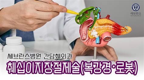 췌십이지장절제술복강경 및 로봇 세브란스병원 간담췌외과 Youtube