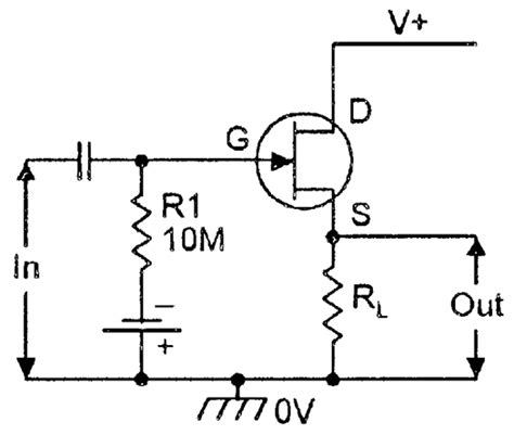 Fet Characteristics Circuit Diagram