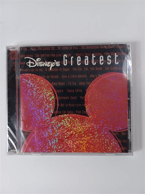 Disneys Greatest Volume 3 By Various Artists Cd 2002 New Sealed Free Ship 50086078875 Ebay