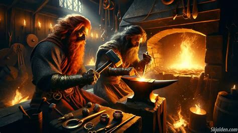 Brokkr and Eitri | Master Blacksmiths - Norse Mythology