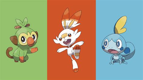 Starter Pokemon In Pokemon Sword And Shield 1920x1080 Wallpapers