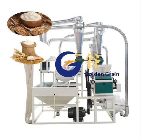 Industrial 5 Ton Per Day Maize Wheat Flour Mill Plant Corn Maize Flour