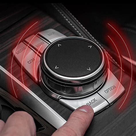 Multi Media Control Knob Button Cover Trim For BMW 2 3 4 5 6 X5 X6