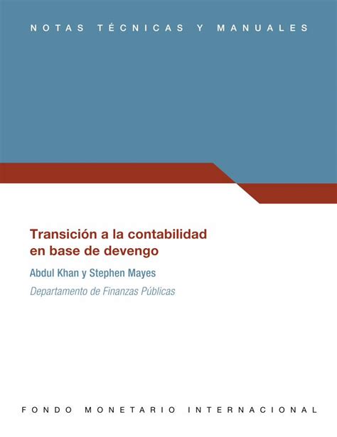 Pdf Transici N A La Contabilidad En Base De Devengo Notas T Cnicas