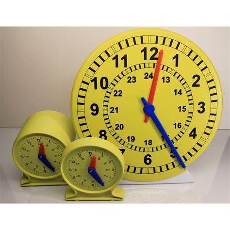 Classroom Clock Kit Set Of 1 Teacher And 24 Pupil Clocks Abc School Supplies